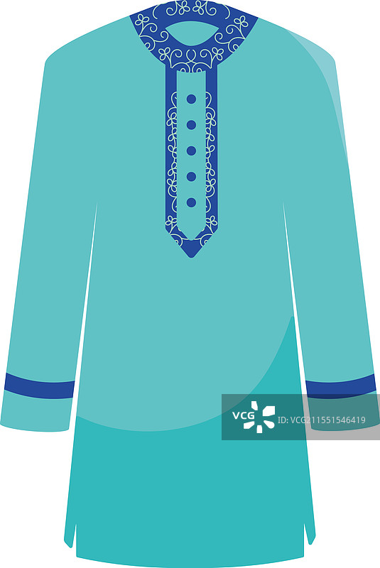 传统库尔塔服装图片素材