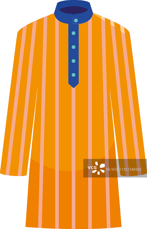 黄色亚洲风格的库尔塔图片素材