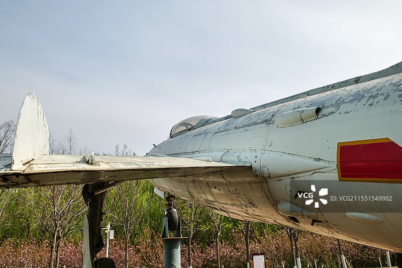 山东交通学院（长清校区）国产歼6型歼击机图片素材