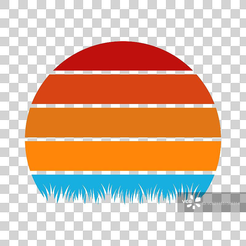 英式春犬在日落时的剪影图片素材