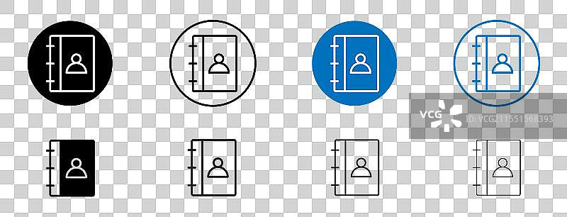 通讯录图标图片素材