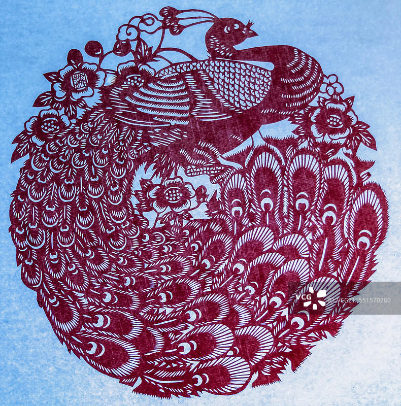 江西省博物馆“赣鄱非遗展”：瑞昌剪纸（瑞昌素有“中国剪纸之乡”“中国民间艺术之乡”的美誉）图片素材