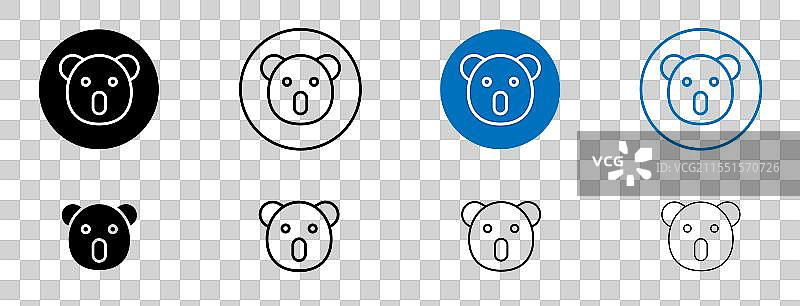 考拉头像图标图片素材