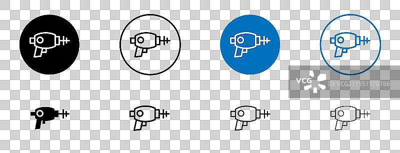 激光枪图标图片素材