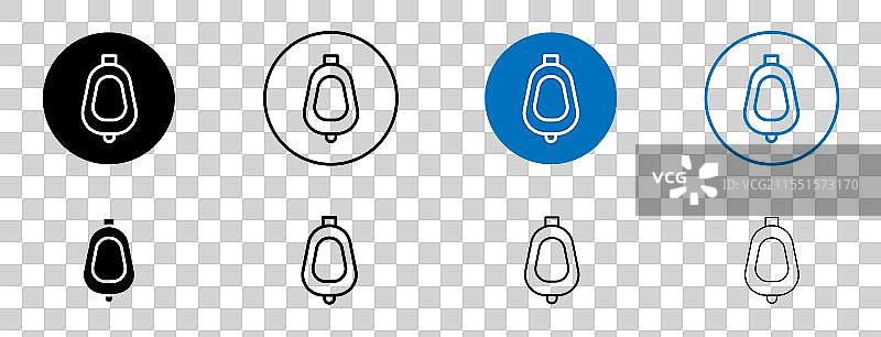 小便池图标图片素材