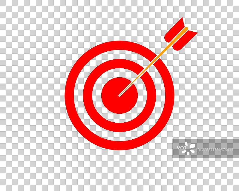 箭靶与箭头图标图片素材