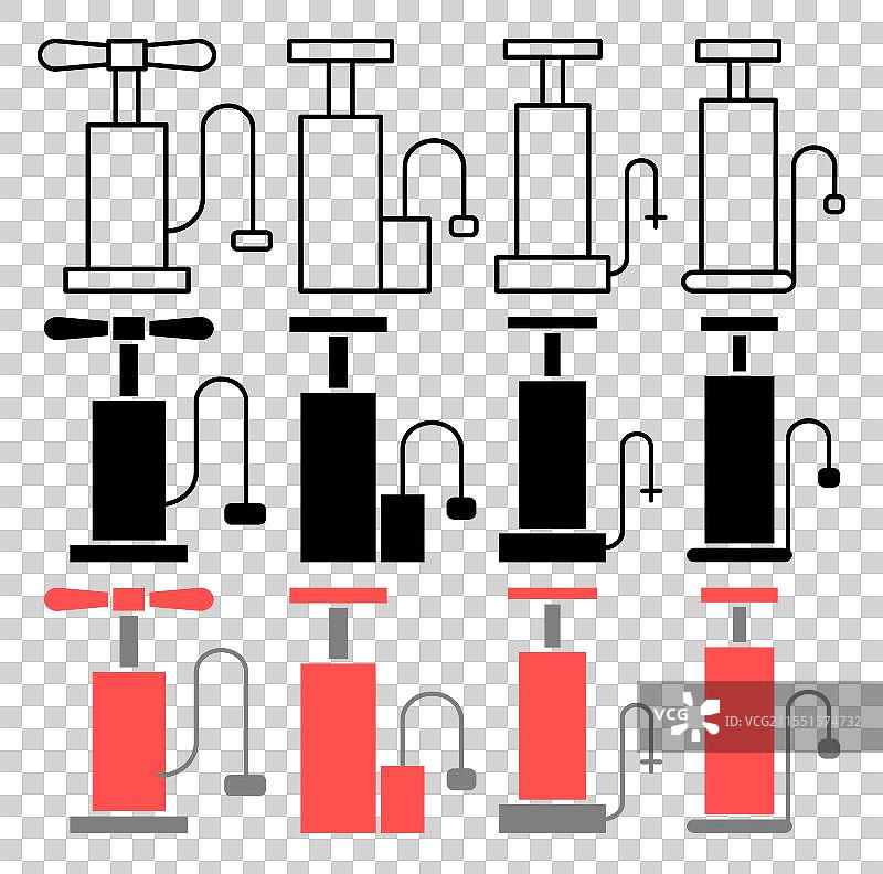 气泵图标图片素材
