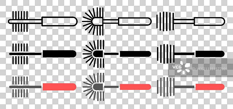 马桶刷图标图片素材
