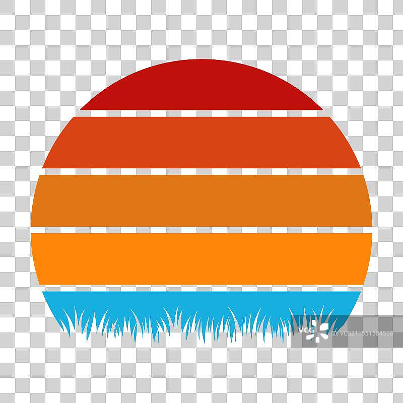 雪纳瑞犬与复古日落图片素材