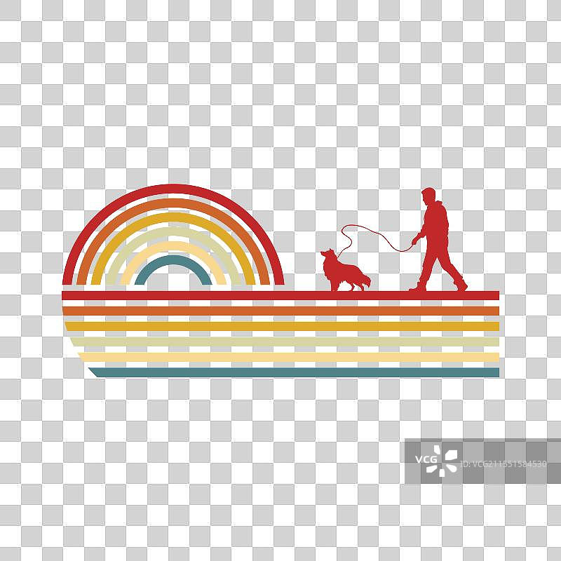 复古的谢尔蒂犬图片素材