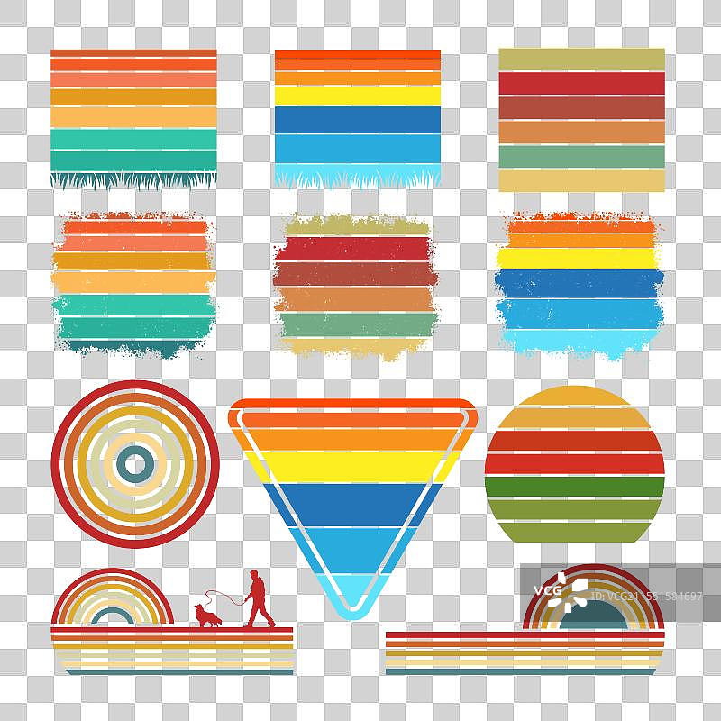 雪纳瑞复古风格捆绑包图片素材