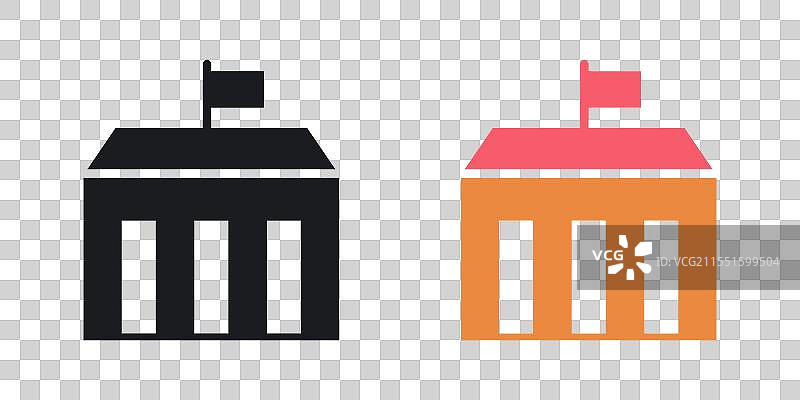 市政厅建筑图标图片素材