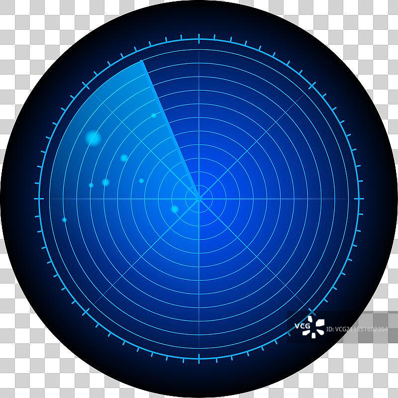 蓝色雷达屏幕图片素材