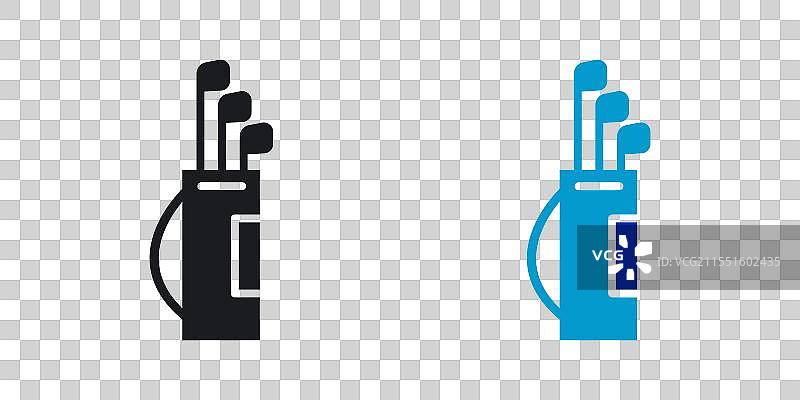 高尔夫球包图标图片素材