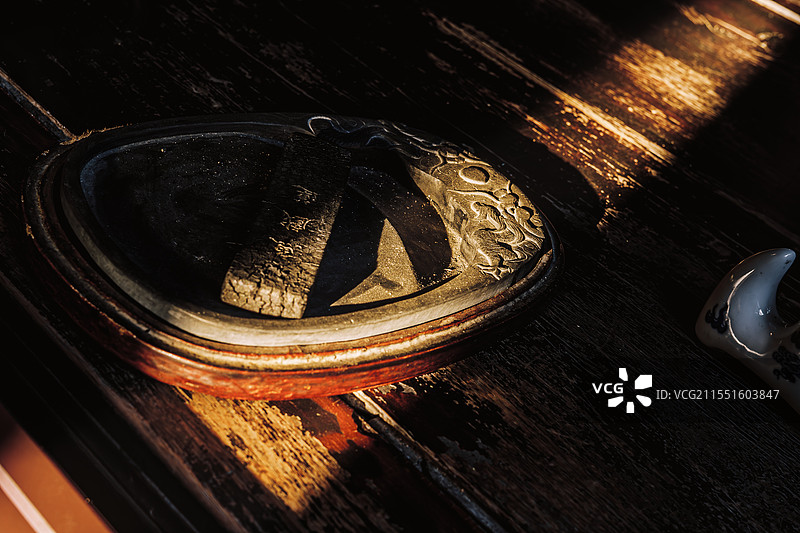 章太炎的书桌图片素材