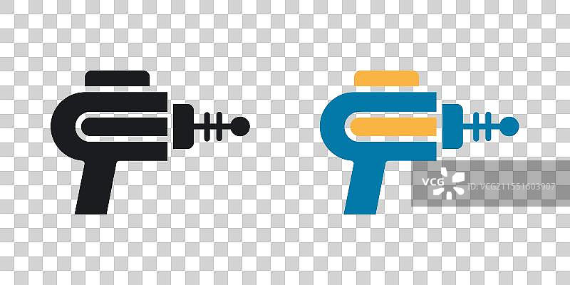 激光枪图标图片素材