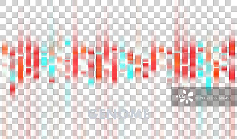 大型基因组数据可视化图片素材