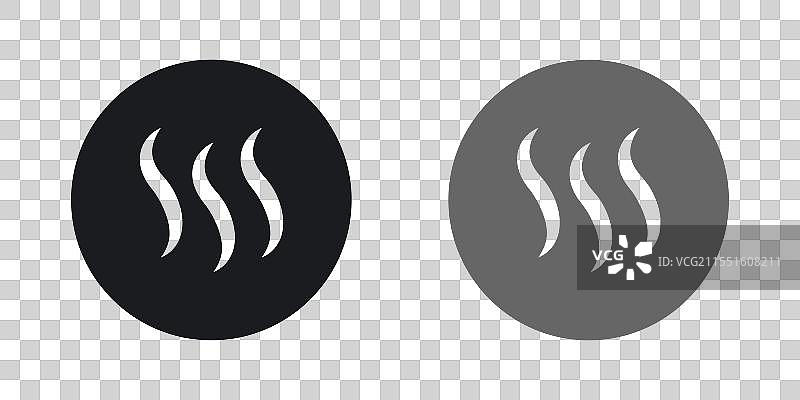 烟雾蒸汽轮廓图标图片素材