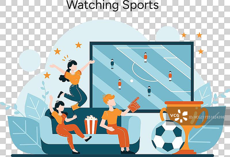 热情的粉丝们体验到激动人心的时刻图片素材