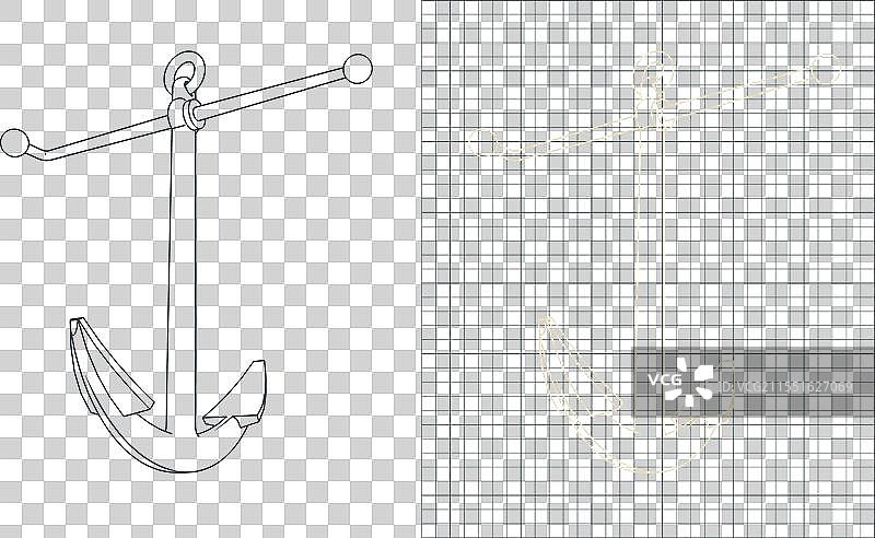 凯奇锚等轴测蓝图图片素材