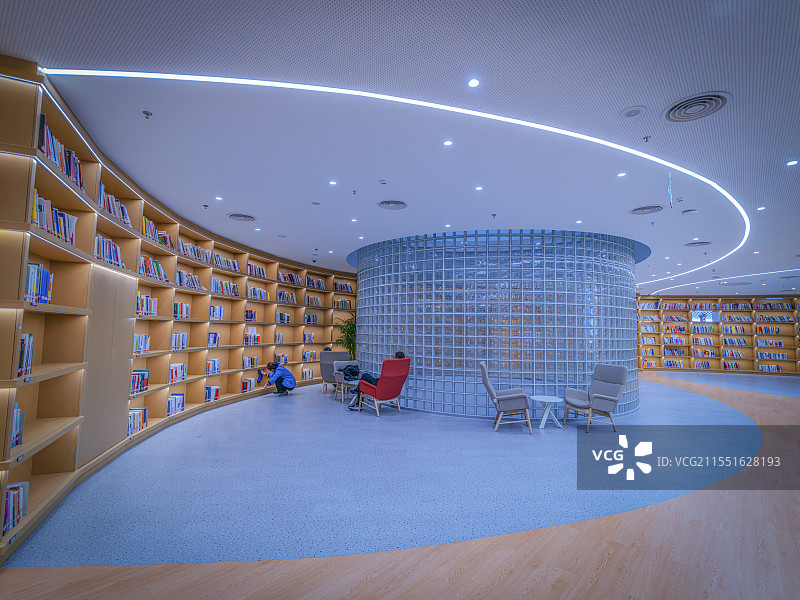 西安长安书院（西安图书馆新馆）设计创意及阅读环境图片素材