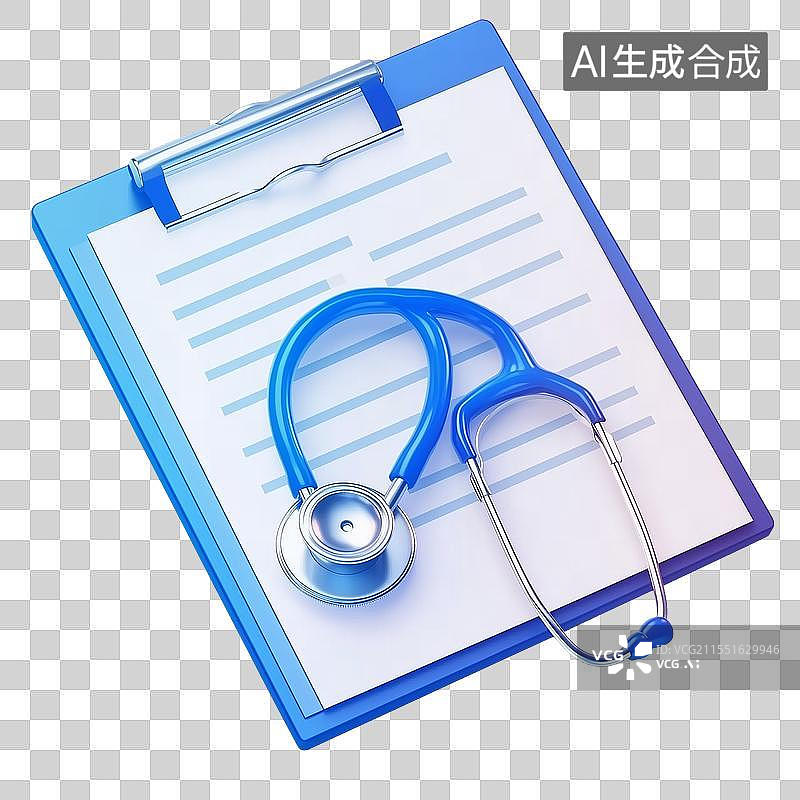 【AI数字艺术】医疗主题图标图片素材