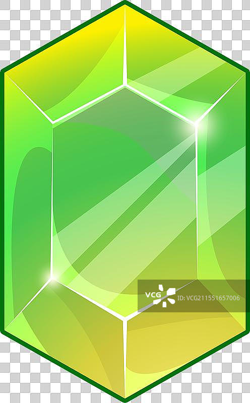 绿色宝石游戏卡通宝石颜色水晶图片素材