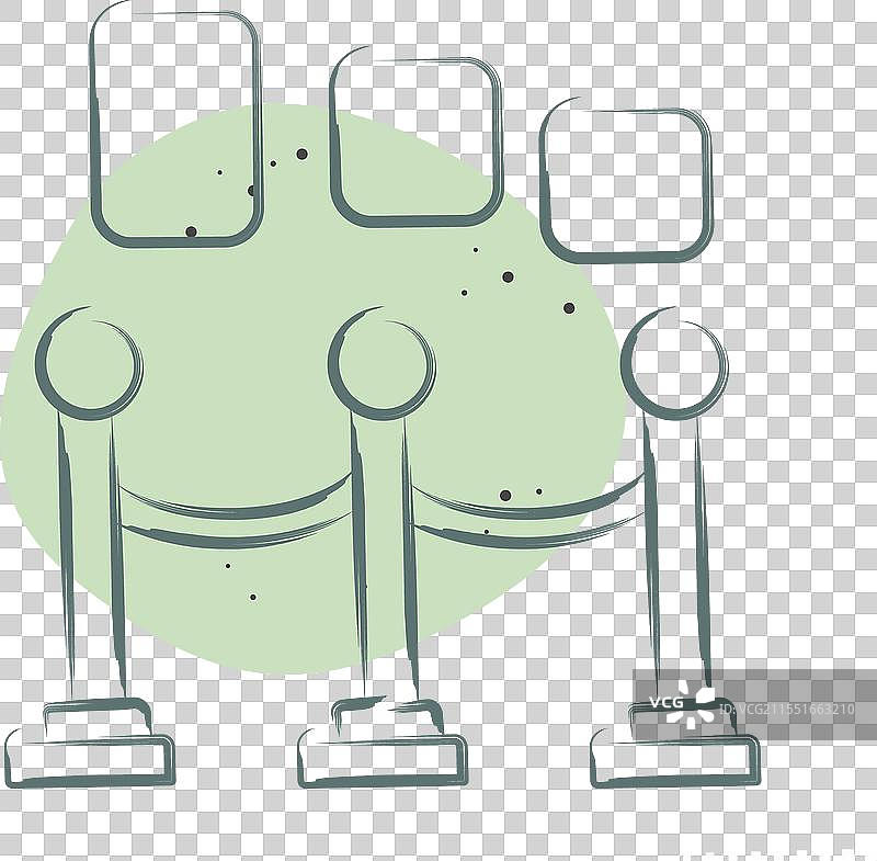 与娱乐相关的图标博物馆符号颜色图片素材