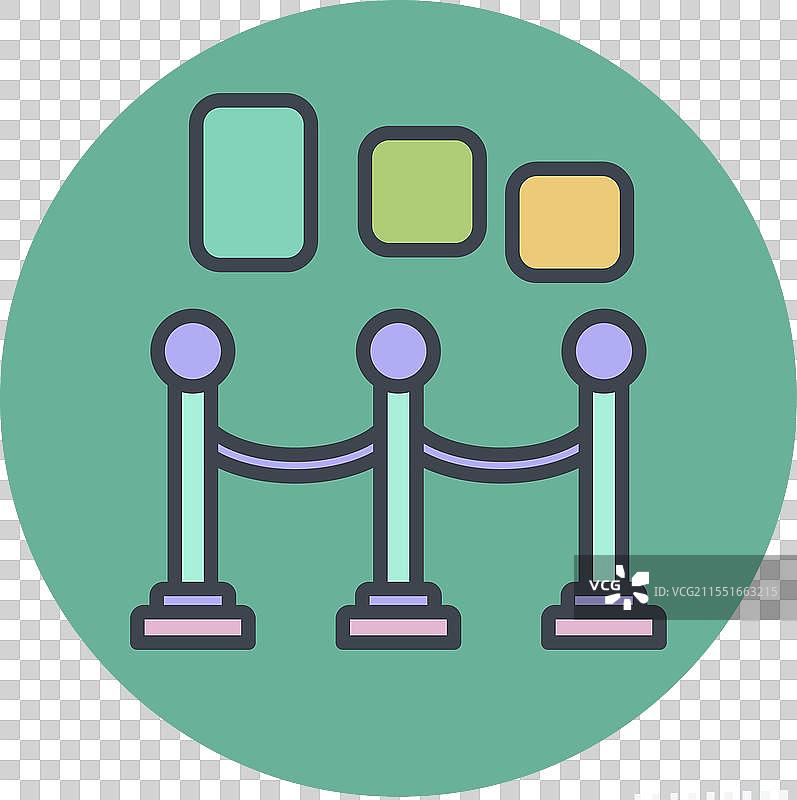 与娱乐相关的图标博物馆符号颜色图片素材