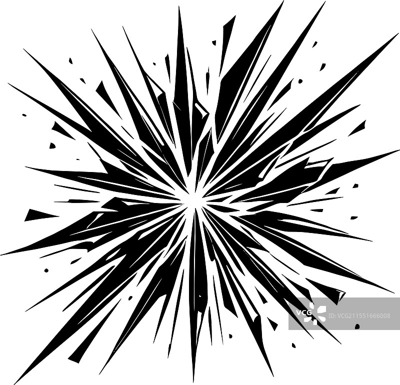 孤立的玻璃裂纹形状元素剪影图片素材