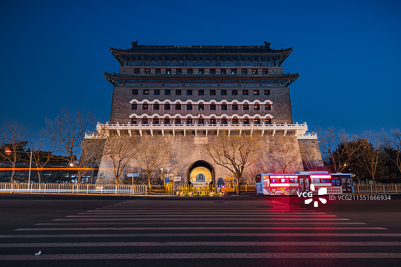 前门楼子前门大街图片素材