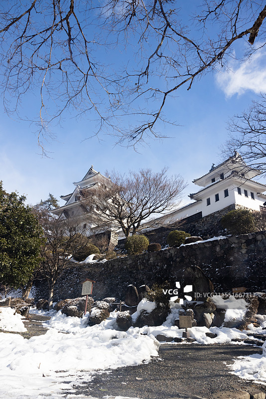 日本岐阜县郡上八幡城图片素材