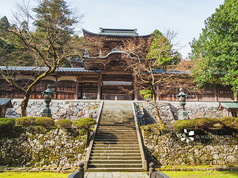 日本福井县曹洞宗大本山永平寺佛殿图片素材