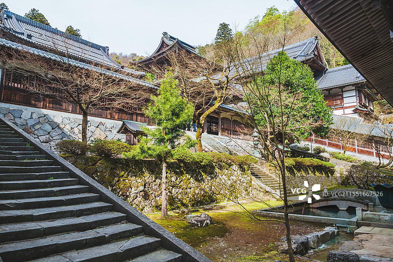 日本福井县曹洞宗大本山永平寺内部风景图片素材