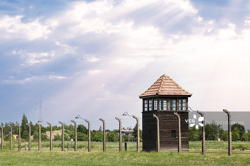波兰奥斯维辛集中营遗址图片素材
