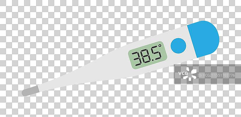 温度计图标符号形状 医疗数字温度计图片素材