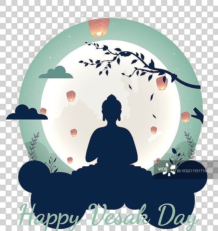 卫塞节图片素材