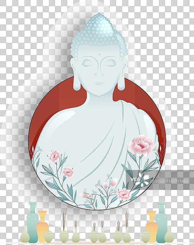 卫塞节图片素材