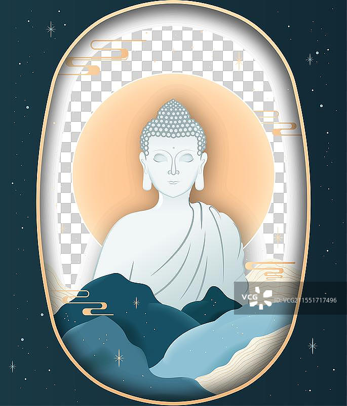 卫塞节图片素材