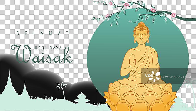 卫塞节图片素材