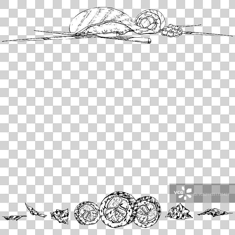 日本料理：鳗鱼握寿司卷生鱼片图片素材