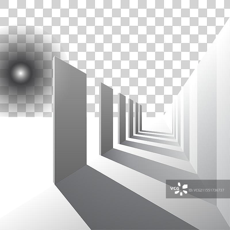 墙上的风景阴影图片素材