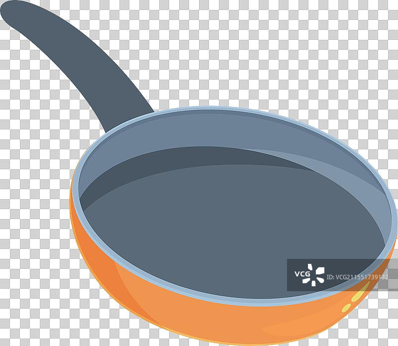 铁把手平底锅图标 卡通 家庭 生活图片素材