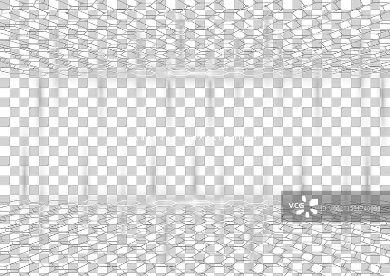 抽象科技蓝色六边形图案图片素材