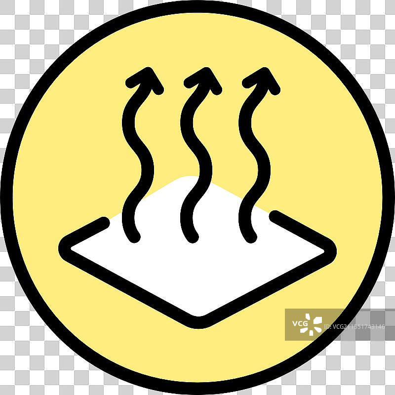 加热地板颜色图标与房屋供暖相关图片素材