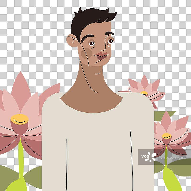 印度人肖像图片素材