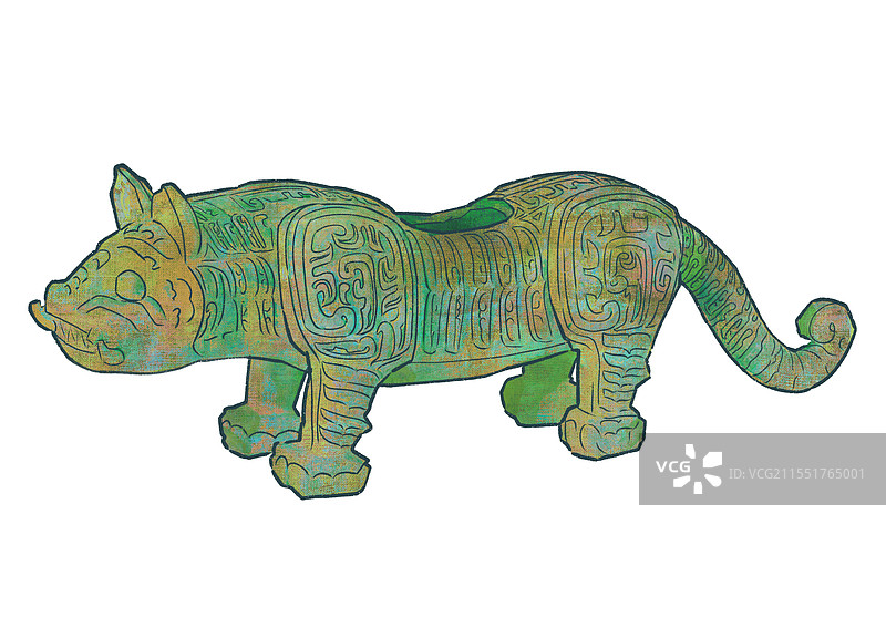 中国古代青铜器文物图片素材