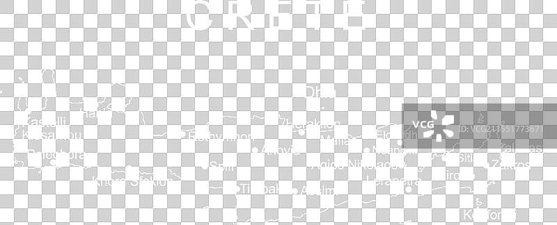 希腊克里特岛地图线条轮廓剪影图片素材