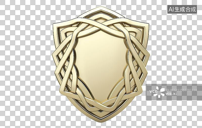 【AI数字艺术】中世纪骑士盾牌免抠元素图片素材