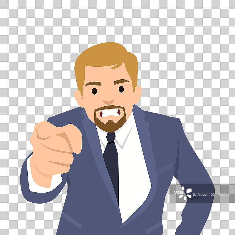 愤怒的男人指着屏幕大喊图片素材